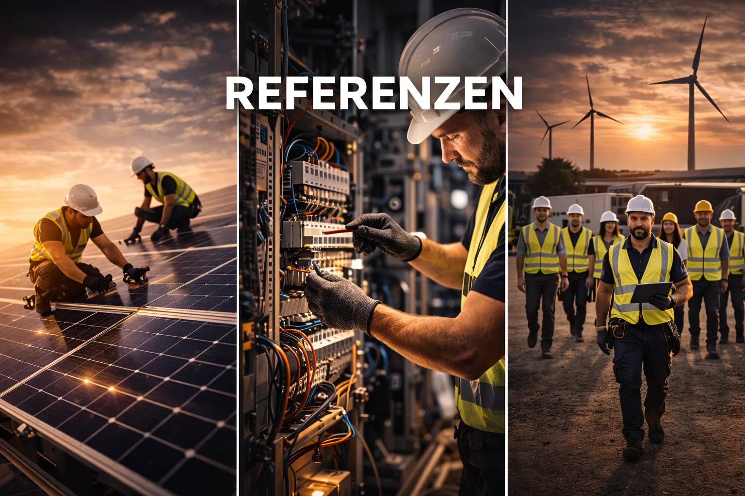 Referenzprojekte im Bereich Elektromontage und Photovoltaik